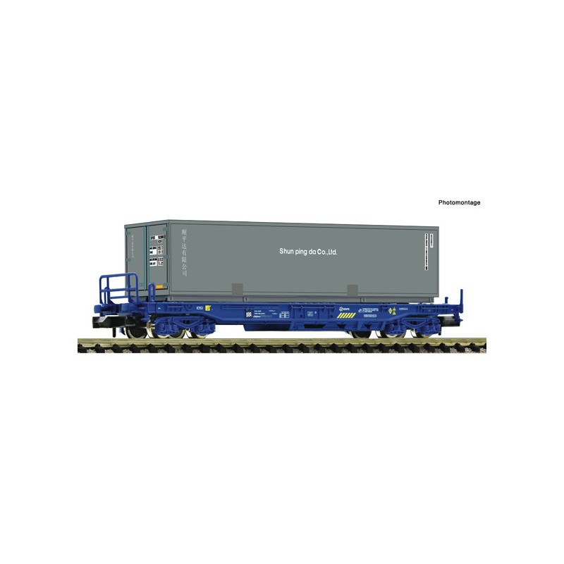 Vagón portacontenedor "Shun ping da Co.,Ltd", RENFE - Fleischmann 845375