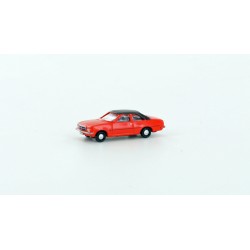 Opel Rekord D Coupé rojo/naranja. Lemke - Minis LC4504