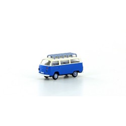 Volkswagen T2 Camper descapotable azul claro. Lemke - Minis LC3892