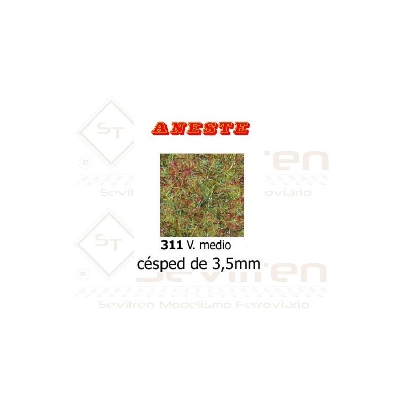 CESPED 3,5 mm. Verde medio. Aneste - Ref 311 CESPED 3,5 mm. Verde medio. Aneste - Ref 311