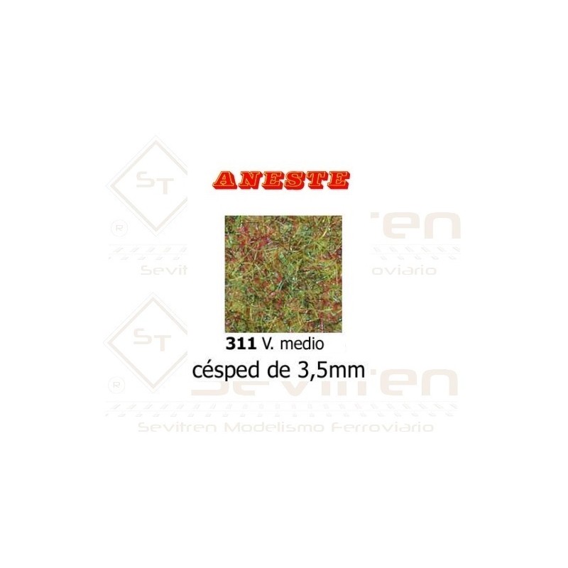 CESPED 3,5 mm. Verde medio. Aneste - Ref 311