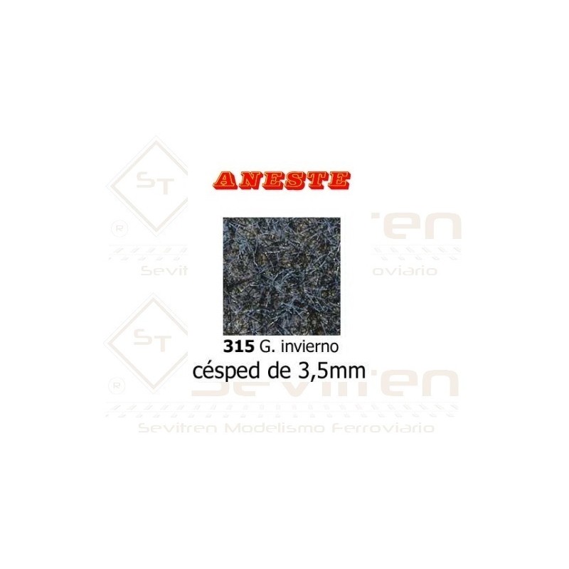LAWN OF 3,5 mm HEIGHT. WINTER GRAY. ANESTE - REF 315