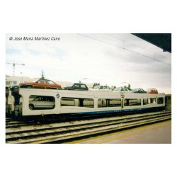RENFE, 2-unit set DDMA autotransporter, white livery, period V - Arnold HN4351