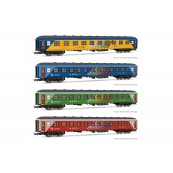 RENFE, "Chartren" original train, 4-unit pack, Z12t-15200 coachs, period IV - Electrotren E18043