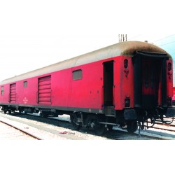 RENFE, Set 2 furgones correos DD-8100, rojo, epoca V - Electrotren E5228