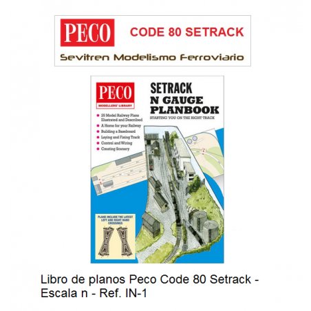 Peco N Gauge Setrack Planbook 