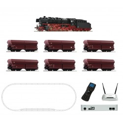 H0, Starter Set, digital z21, Steam locomotive class 044 and ore train of the DB - Roco 51337
