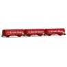 RENFE, 2-unit pack JPD wagon, Estrella Damm red livery, period V - Arnold HN6529