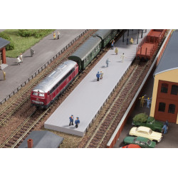Platform of railway station, without roof, n scale - Augahen 44641