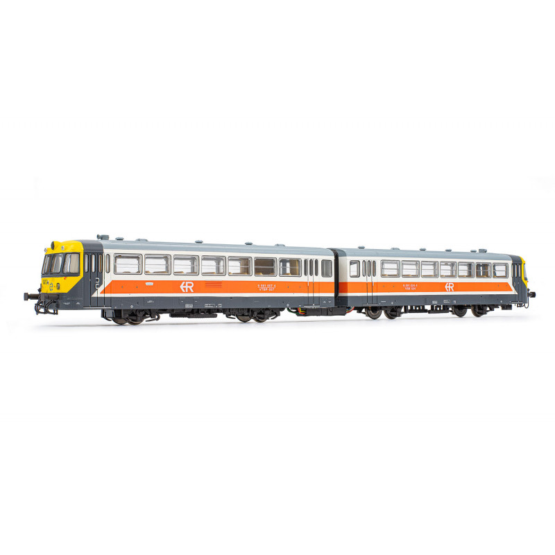 RENFE, 2-unit diesel railcar "Ferrobus", class 591, "Regionales" livery, period V, Analogic - Electrotren HE2002