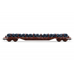 RENFE, 4-axle stake wagon...