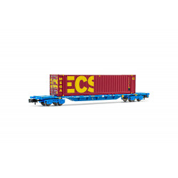 RENFE, container wagon MMC, loaded with 45ft container 'ECS MEGA', period VI - Arnold HN6442