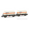 RENFE, 2-unit pack 2-axle gas tank wagon "SALTRA", period IVArnold HN6524