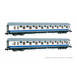 RENFE, 2-unit pack T2 sleeping coaches, Largo Recorrido livery, period IV-V Arnold HN4407