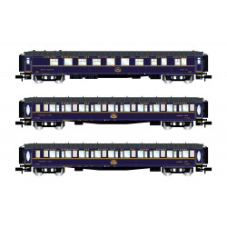 CIWL, 3-unit pack "Train Bleu", set 2/2 (restaurant + 2 x Lx), ep. III Arnold HN4402