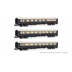 VSOE, set de 3 coches «Venice Simplon Orient Express», (coche restaurante, restaurante-cocina y servicio, ép. IV-V Arnold HN4398
