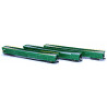Set 3 Cars Carrier Wagon DDMA, green version RENFE, Mftrain-N71016
