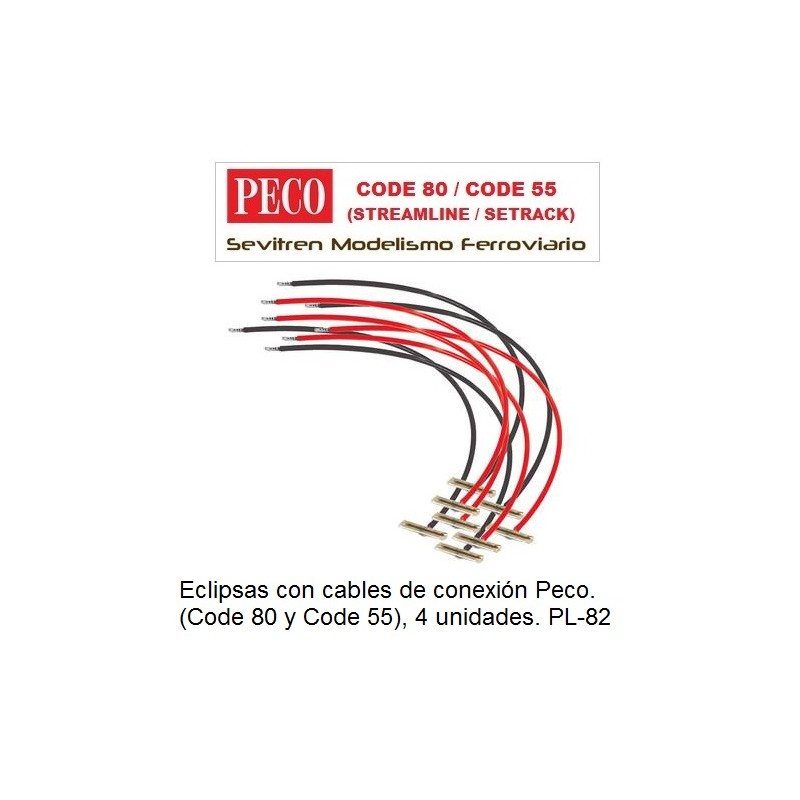 PL-82 Power Feed Joiners (Pack of 8)  Peco. (Code 80-Code 55)