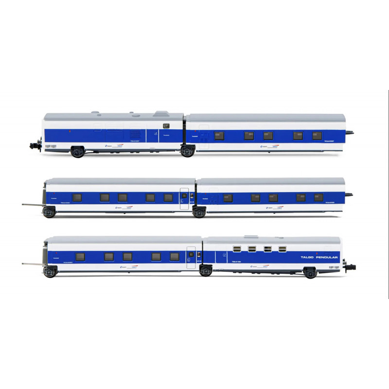 SNCF/RENFE, set 6 coaches, Talgo «Francisco de Goya» (Paris – Madrid) - HN4355