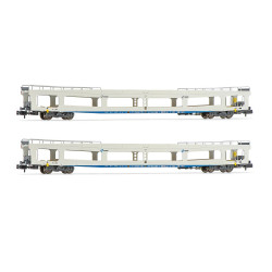 RENFE, 2-unit set DDMA autotransporter, white livery, period V - Arnold HN4351
