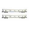 RENFE, Set 2 transportacoches DDMA, decoración blanca, época V - Arnold HN4351