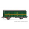 RENFE, 2-axle wagon J2, green/yellow livery "tren taller Oviedo", period IV - Electrotren HE6018