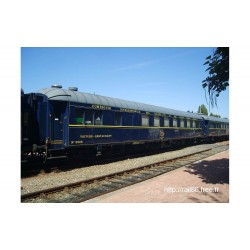 CIWL, Set 3 coches, coche "Riviera" nº2979 + coche "Anatolie" nº2869 + coche "Flèche d'Or" nº4159, ep V-VI - Jouef HJ4156