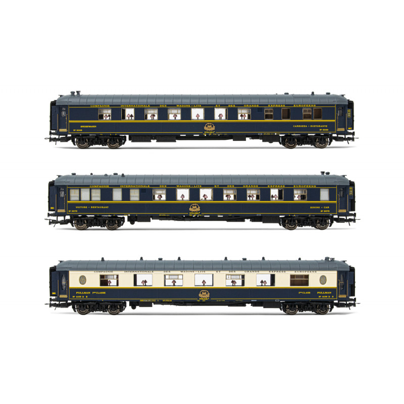 CIWL, 3-unit pack, 2979 "Riviera" + 2869 - "Anatolie" + 4159 - "Flèche d'Or", period V-VI - Jouef HJ4156