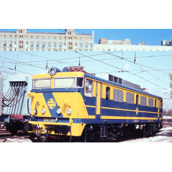 RENFE, electric locomotive 269, "Milrayas" livery, period V. Electrotren HE2007