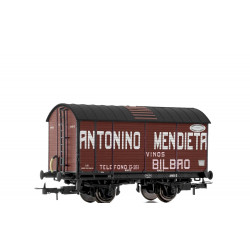 NORTE, vagón para el transporte de vino, «Antonio Mendieta - Vinos Bilbao», ép. III- Electrotren HE6060