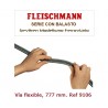 Flexible track with bendable track bed, length 777 mm.. Ref 9106 (Fleischmann N)