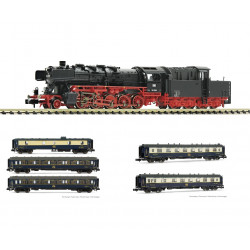 Steam locomotive BR 50, DB. Ref 718203 (Fleischmann)+ Sets CIWL 5 coach«Flèche d'Or» Arnold HN4403-HN4404