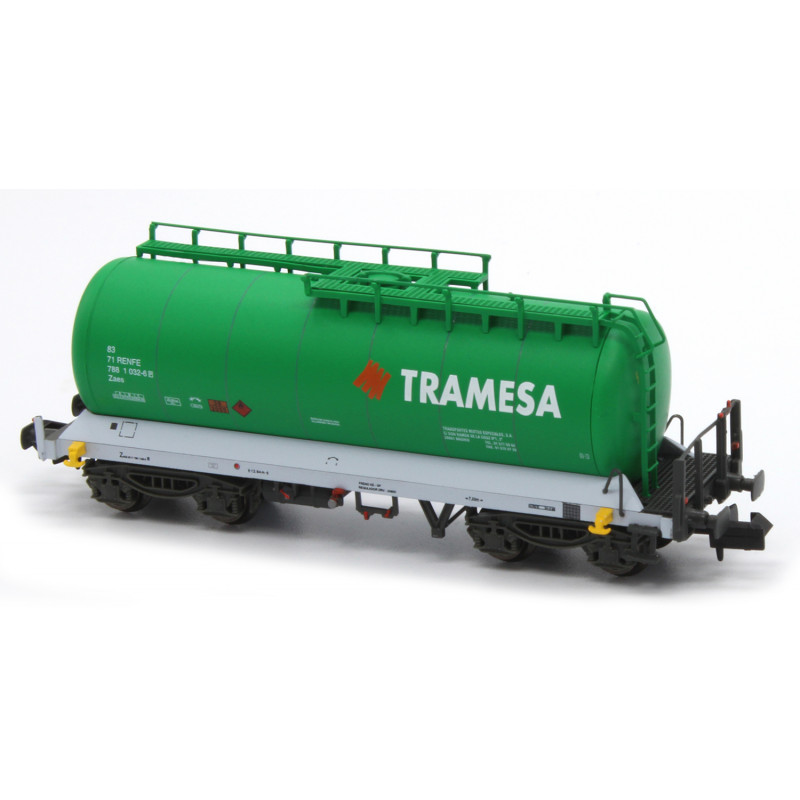 Zaes TRAMESA cistern with light green frame “Styrene Train” Ep. V-VI - Mftrain N35007