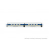RENFE, 2-unit pack Talgo 200, 2 x 2nd class coach, white and blue with yellow stripe, ep. V .Arnold HN4463