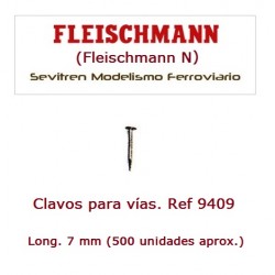Clavos para vías. Ref 9409 (Fleischmann N)
