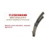 Right hand curved point for manual operation. Ref 9175 (Fleischmann N)