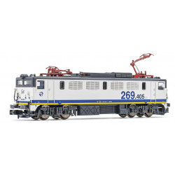 Locomotora eléctrica  RENFE clase 269.400, decoración «Talgo 200» con franja amarillo, ép. V - Arnold HN2592
