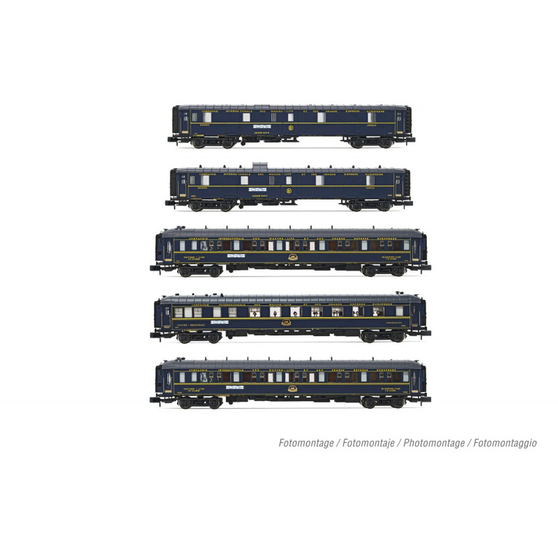 CIWL, set de 5 coches «Orient Express», box set para el 140 aniversario, èp. II - Arnold HN4465