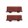 Lote Sevitren 34. Closed wooden wagons 1 Ep IV. Arnold HN6518+HN6520