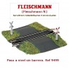 Ungated level crossing. Ref 9499 (Fleischmann N)
