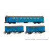 RENFE, 3-unit set "Tajo de Vía", type 5000 coach + 2 x J3 wagons, blue livery, ep. IV-V.Arnold HN4457