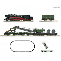 Set de iniciación digital z21 start: Locomotora de vapor serie 051 con tren grúa, DB Fleischmann 5170004