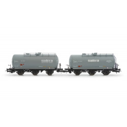 RENFE, set de 2 vagones cisternas de 3 ejes, «Saltra», ép. IV- Electrotren HE6051