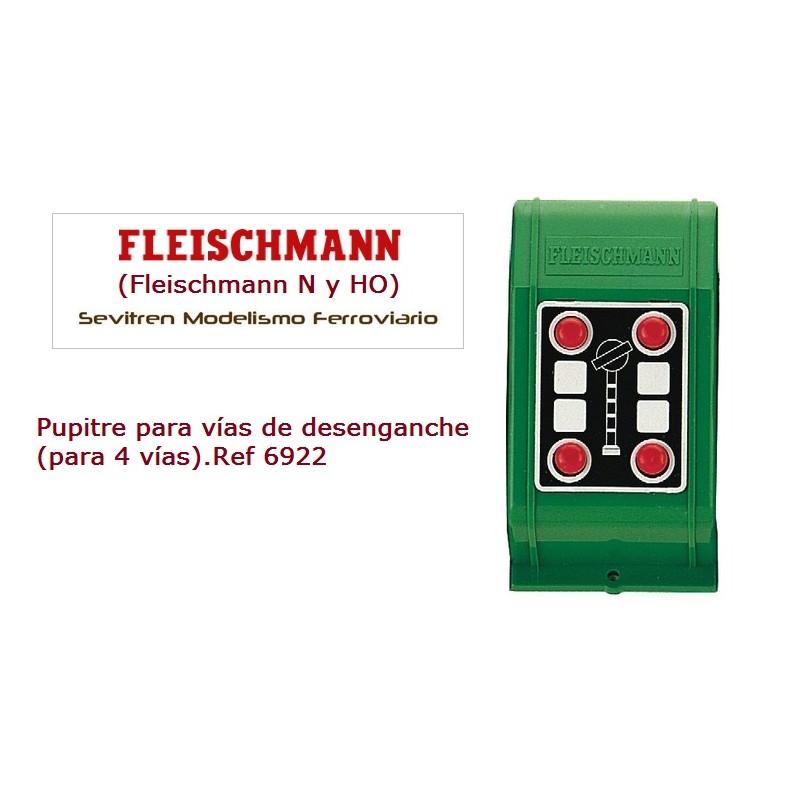 Impulse push-button switch (for 4 tracks).Ref 6922 (Fleischmann N y HO)