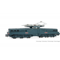 SNCF. locomotora eléctrica CC 14011, con 4 faros, decoración azul, ép. III. Arnold HN2549