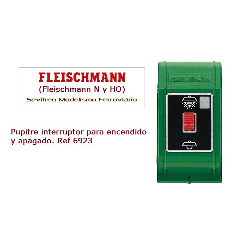 Pupitre interruptor para encendido y apagado. Ref 6923 (Fleischmann N y HO)