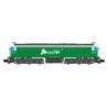 ADIF, locomotora diesel 321-011, decoración verde-blanco, ép. VI. Sonido - Arnold HN2633S
