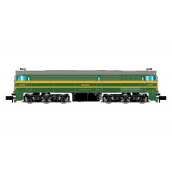 ALSA, locomotora diesel 2150, decoración verde-amarillo, ép. VI - Arnold HN2634