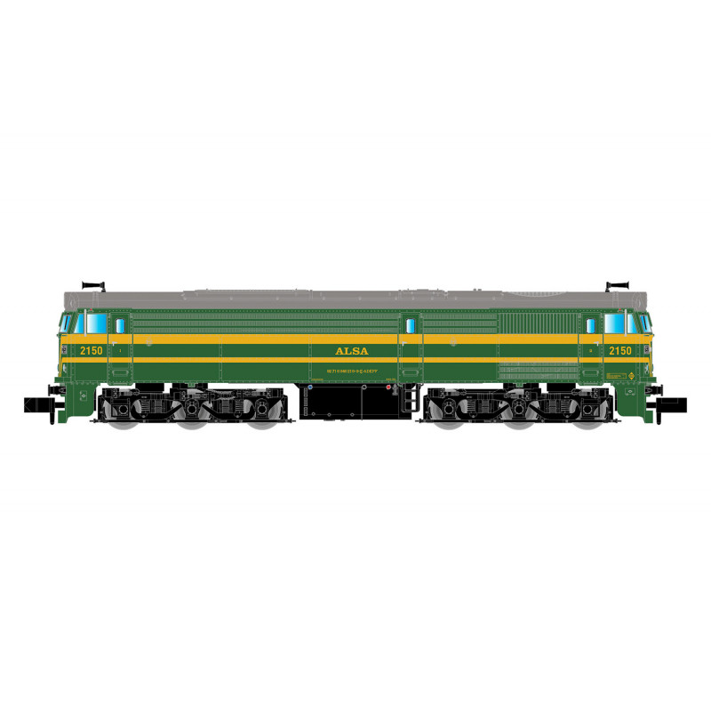 ALSA, diesel locomotive 2150, green-yellow livery, ep. VI - Arnold HN2634S DCC sound