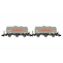 RENFE, 2-unit set 3-axle tank wagons "Campsa", ep. III - Arnold HN6674